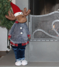 RUDOLPH REINDEER DOORSTOP Tellini S.r.l. Wholesale Clothing